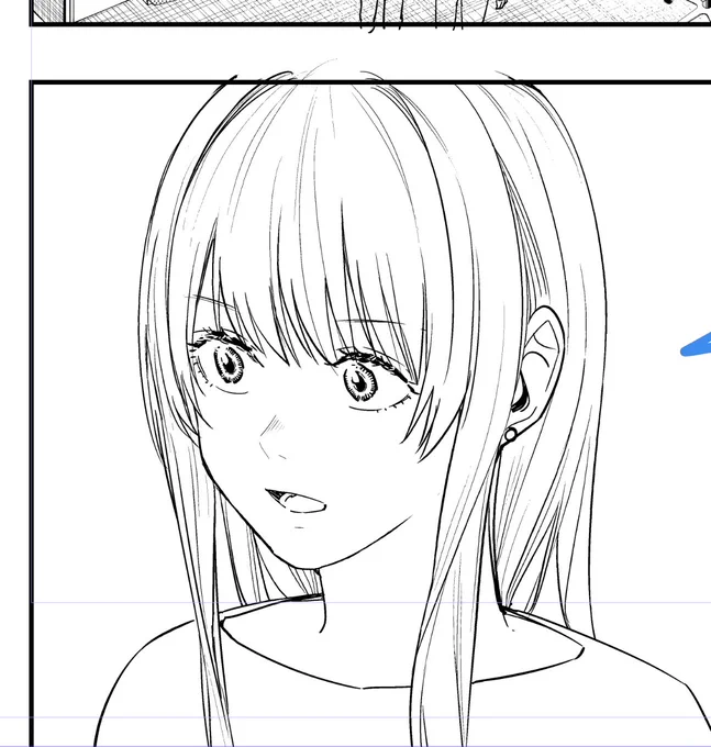 真剣顔の雷火ねえさん 
