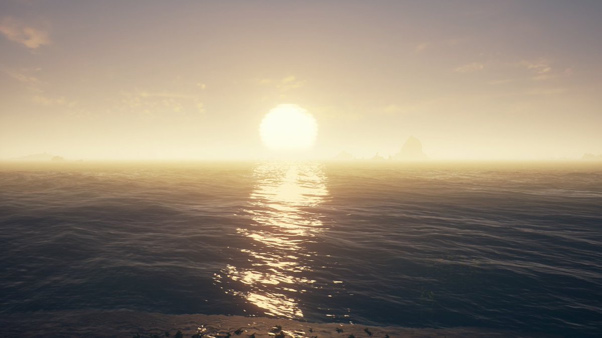 That sunset in <a href="/SeaOfThieves/">Sea of Thieves</a> is beautiful #XboxShare