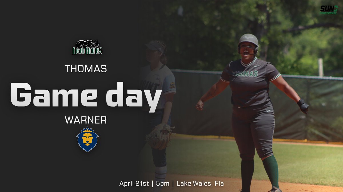 TU Softball (@nighthawkssoftb) on Twitter photo Friday evening action..
The <a href="/SunConference/">The Sun Conference</a> way ๐ซก.
๐: April 21st
๐: @WarnerRoyal
โฐ: 5pm EST
๐: Lake Wales, Fla
๐ฅ:bit.ly/40GHKyC
๐:bit.ly/40gIObD Friday evening action..
The <a href="/SunConference/">The Sun Conference</a> way ๐ซก.
๐: April 21st
๐: @WarnerRoyal
โฐ: 5pm EST
๐: Lake Wales, Fla
๐ฅ:bit.ly/40GHKyC
๐:bit.ly/40gIObD