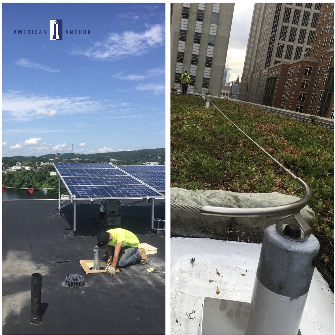 American_Anchor's tweet photo. How do you celebrate #EarthDay? We love combining #safety with #ecofriendly solutions.
#fallprotection #roofanchors #roofanchor #madeintheusa #tiebackanchors #tiebacks
#tieback #windowwashers
#windowcleaninganchors
#windowwashinganchors #anchorages
#worksafestayanchored https://t.co/Oq2vZkWvUt