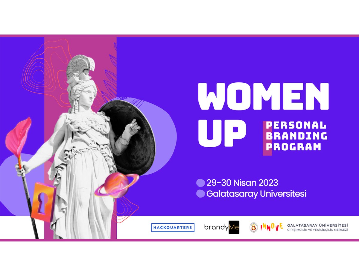 plazaenteli's tweet photo. WomenUp Personal Branding Program İçin Geri Sayım!

▶ https://t.co/PTC0TZNS3d
#BrandingTürkiye #Haberler #Etkinlik #WomenUp #PersonalBranding #KişiselMarkalaşma #KişiselMarkaAkademisi #BrandyMe #Hackquarters #GalatasarayÜniversitesi #DijitalMarkalaşma https://t.co/HXOdzjl38F