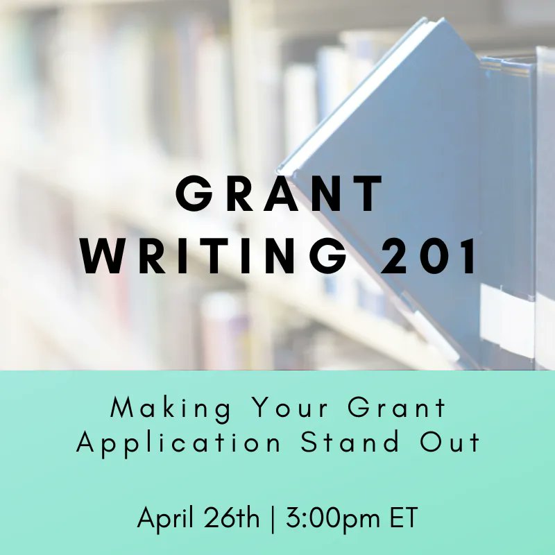 dhlconsult's tweet image. In this webinar, we will teach you how to customize each proposal to include a compelling need statement and related #SMARTobjectives to engage the grantmakers reading your proposals.

April 26th, 3:00pm ET

Register here: bit.ly/2TDckJr 

Use discount code Leonard1022