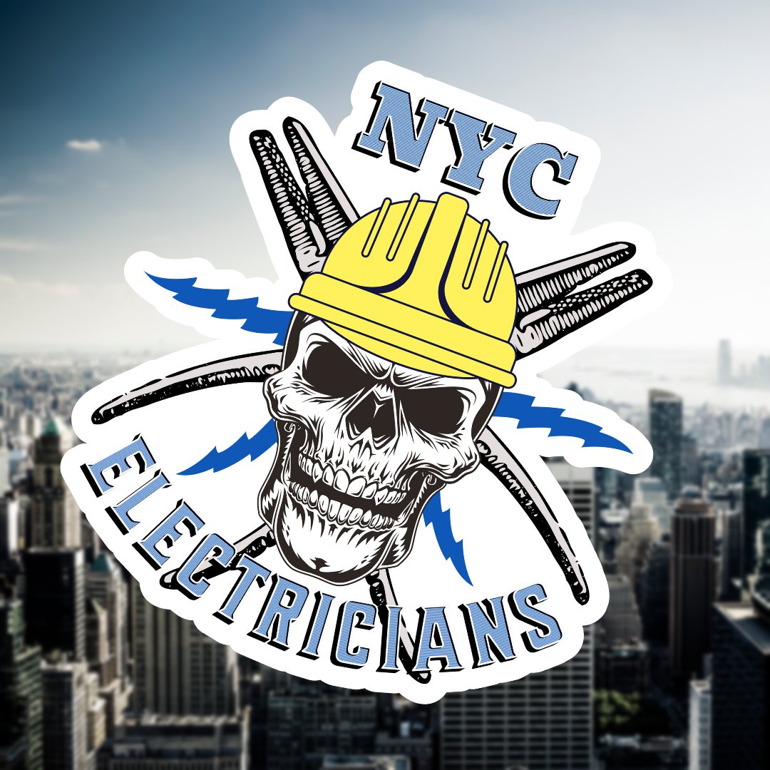 wavecrestwear's tweet photo. NYC Electricians design for that Electrician tradesman in your life. Show support for the electricians of New York City. 
Follow the Link: https://t.co/ycOAEog3Ny
#electricians #local3 #lu3 #lu3 #sparky #nyc #electrician #wiremen #tradesman https://t.co/MlZyt60Psi