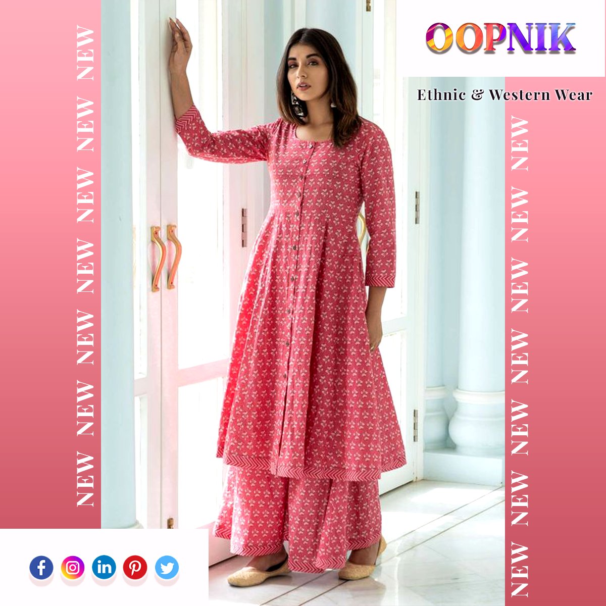 oopnik_fashion's tweet image. Real beauty lies in wearing colorful salwar suits.
No outfit can beat the elegance level of a salwar suit.

#oopnik #fashion #kurtisets #cottonkurti #b2bexporters #nikhilsharma #kurtis #ethnicwear #indianwear #kurtilover #anarkalikurti #kaftantop #kaftan #kurtiforwomen