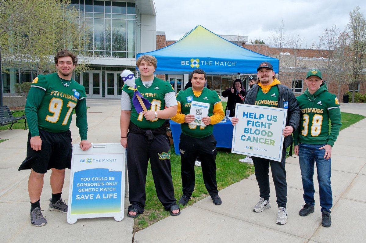 Thank you everyone who came out to support and register for such a great cause! We were able to set a new record for sign-ups at Fitchburg State!! #TheFalconWay #BeTheMatch #RockFight