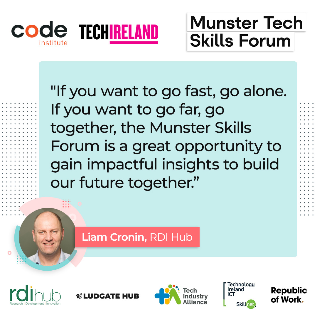 techireland's tweet photo. ⭐Join us on May the 4th for an exciting lineup of speakers and thought leaders.
Let us know if you are joining, as Liam Cronin says, “Munster Tech Skills Forum is a great opportunity to gain impactful #insights.”
Register here: https://t.co/BdjgJNomjy
#MTSF2023 #MunsterTech https://t.co/CZRj9O92kF