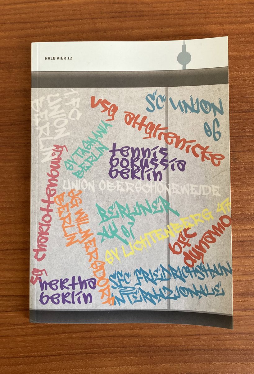 braneck's tweet image. The latest @halbvierUK has arrived and it’s a doozy, dedicated to football in Berlin.

I wrote about my favorite small club in the city, @SFCFInter. Besides great kits and a progressive ethos, the Unicorns are proof the heart of Berlin’s football scene is at the community level.