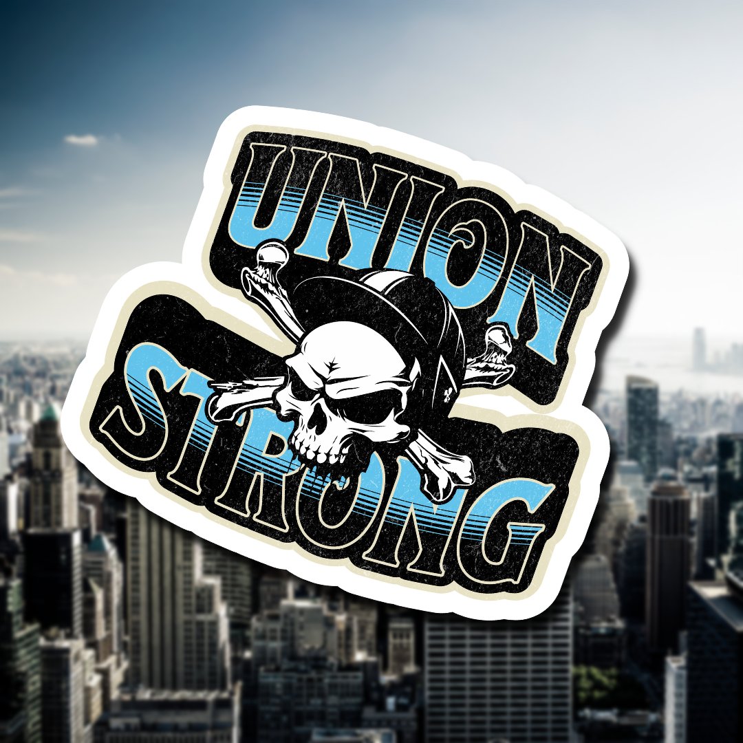 wavecrestwear's tweet photo. Union strong skull cross bones design! Show your Union brothers and sisters that you support organized labor! Come have a look!
Follow the link: https://t.co/ZIa7n1DtAo
#unionstrong #unionproud #prounion  #organizedlabor #unionyes #unionworker #proletariat https://t.co/DPQnDj7U1E