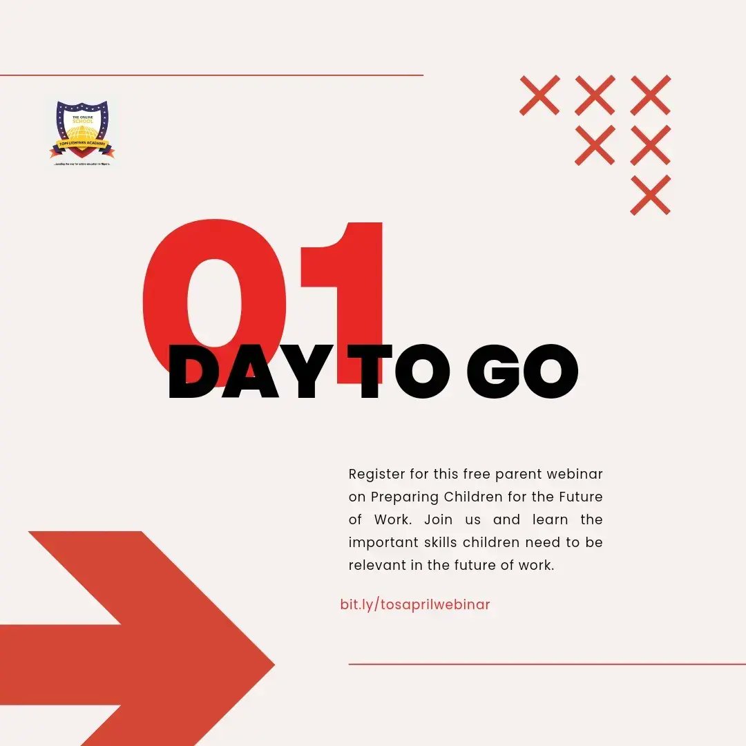 topflightersOS's tweet image. Investing in webinars on digital parenting is one of the ways to invest in the future of your children just as the popular saying, you can&apos;t give what you don&apos;t have. 

Join us tomorrow evening by 8pm (WAT)! 

Registration is still in progress: bit.ly/tosaprilwebinar
#webinar