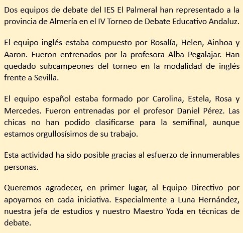 BPalmeral's tweet photo. 🤗 ¡Enhorabuena a todos los participantes y nuestro más sincero agradecimiento a todos los que han colaborado para que sea posible! ⤵️ https://t.co/Qe91NhXTWK