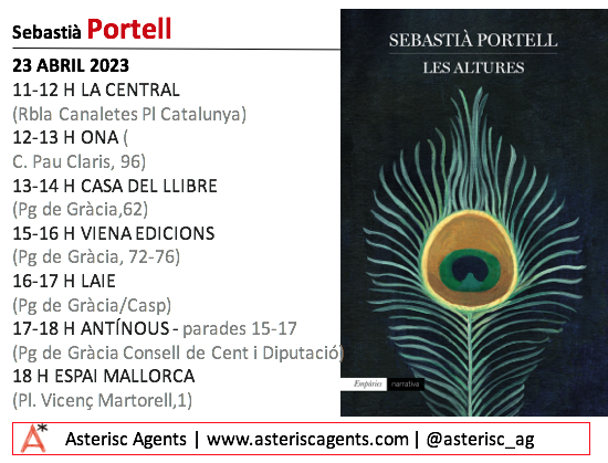 asterisc_ag's tweet photo. #LesAltures @sebastiaportell @Ed_proa #SantJordi2023 https://t.co/bb6HJnDoTn