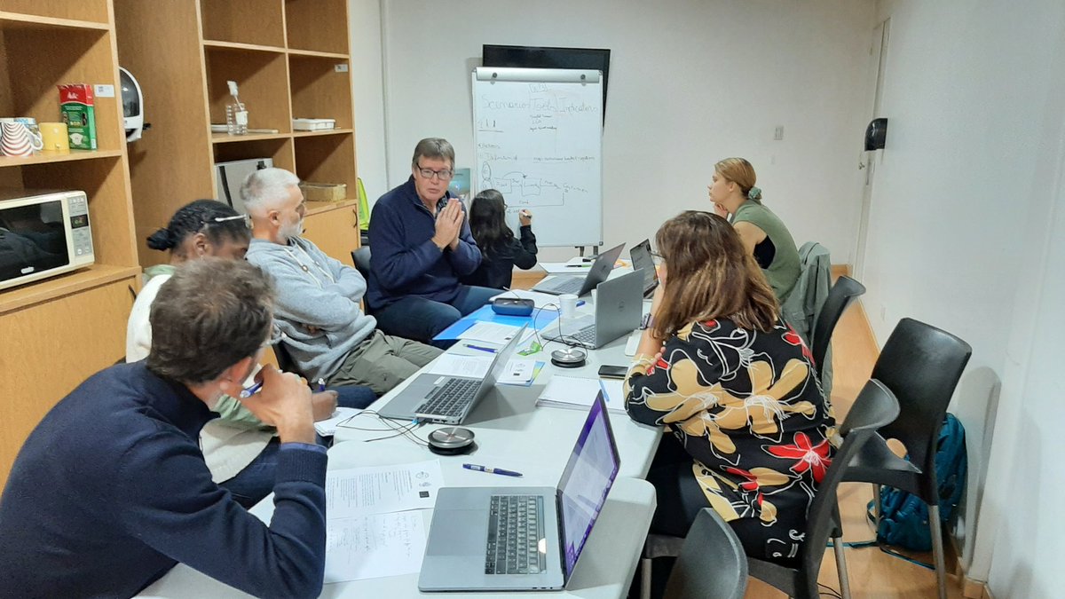 mpastell's tweet photo. We had a very productive workshop for the INTEGRITY ERA-NET project  in Buenos Aires. Great to finally meet and brainstorm about circular crop livestock systems around the same table. Thanks to @CFaverin @Patrici08103955 and others for hosting! https://t.co/LSowZjKjqF