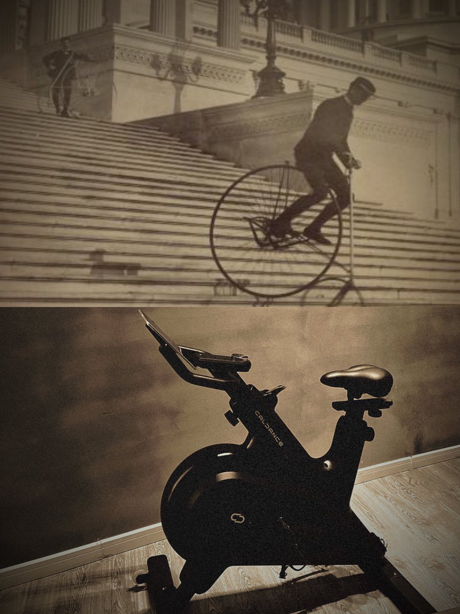 Bike in old time vs Bike in today 
📽️🚵🏻🚵🏽🚵🏿

#CALDANCE #bike #exercise
