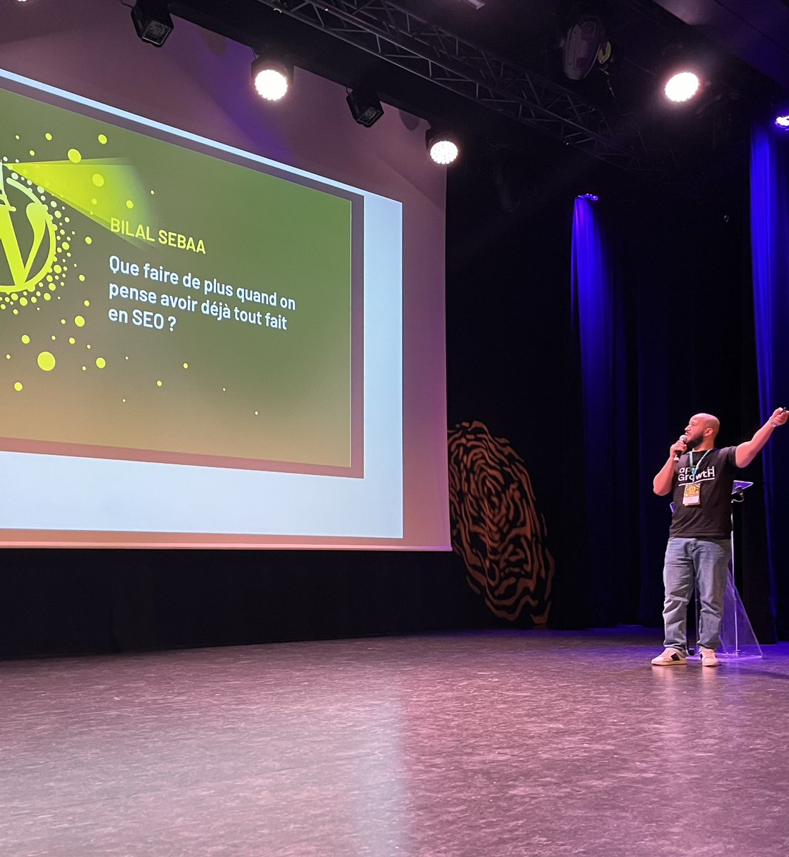 <a href="/WordCampParis/">WordCamp Paris</a> 🗣️ « Que faire de plus quand on pense avoir déjà tout fait en #SEO? » C’est à cette question que Bilal va répondre: sa conférence commence maintenant !