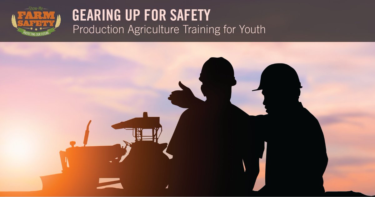 MOLabor's tweet photo. The Show-Me Farm Safety Committee is partnering with @LifeAtPurdue to bring the “Gearing Up for Safety: Production Agriculture Training for Youth” curriculum to Missouri’s educators and youth. Learn more: https://t.co/ew21jVHP0H https://t.co/0iuL2WhZTE