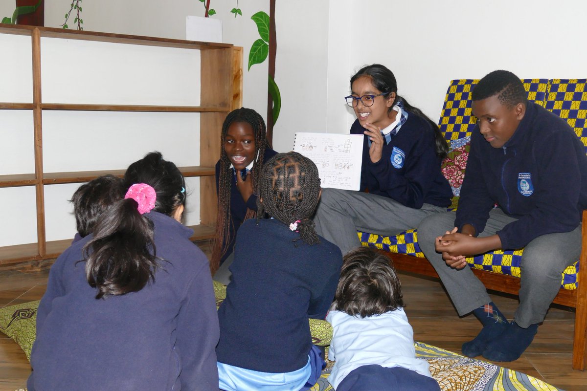 scistz's tweet photo. Today year 7's enjoyed reading science books to pupils from year 3.

This was part of #SecondaryBookWeek2023📚

#WeAreSCIS #ProudToBeSCIS #SuccessNothingLess #SCISFamily #AcademicExcellence #InternationalSchool #Arusha #Tanzania #EastAfrica https://t.co/wLBIjHMiRD