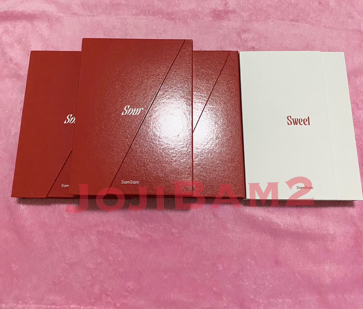 jojibam_2's tweet photo. ขายบั้มเปล่า #SourandSweet 
🚫 ไม่มีการ์ดในบั้ม
📍บั้มแกะแล้ว

💵ขายบั้มละ  200 บาท
📦ค่าส่ง 30 บาท
#Bambam #got7 #ตลาดนัดอากาเซ่ #ตลาดนัดอากาเซ #ตลาดนัดเมนแบม https://t.co/BkNLAXZcmF