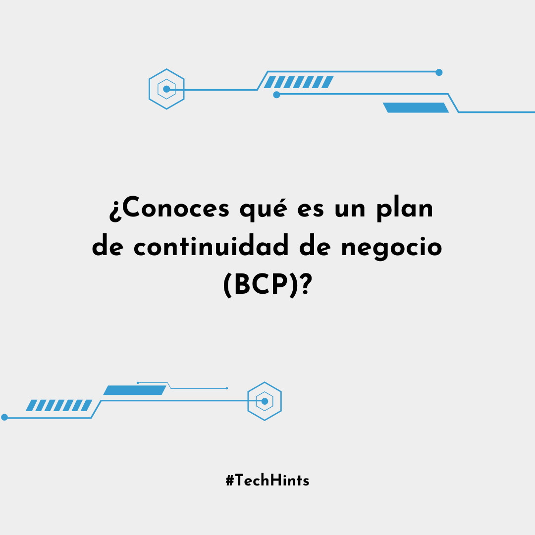 GranicusLAC's tweet image. Les presentamos nuestros #TechHints, donde descubres diversos temas relevantes en la industria de la technología 💻⌨🖱, hoy les presentamos lo que es el Plan de Continuidad de Negocio.