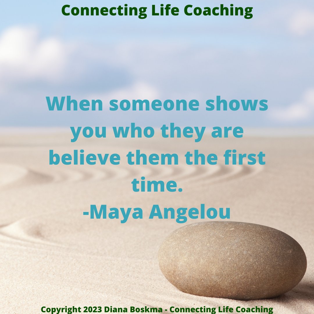 CLHealthCoach's tweet photo. When someone shows you who they are believe them the first time. -Maya Angelou
#connectinglife #connectinglifecoaching #quotes #betterliving #wellbeing #mentalhealth #lifecoach #lifecoaching #stoic #stoicism #stoicquotes #positivity #growth #thoughtprovoking #foodforthought https://t.co/LYUr9SwLnS