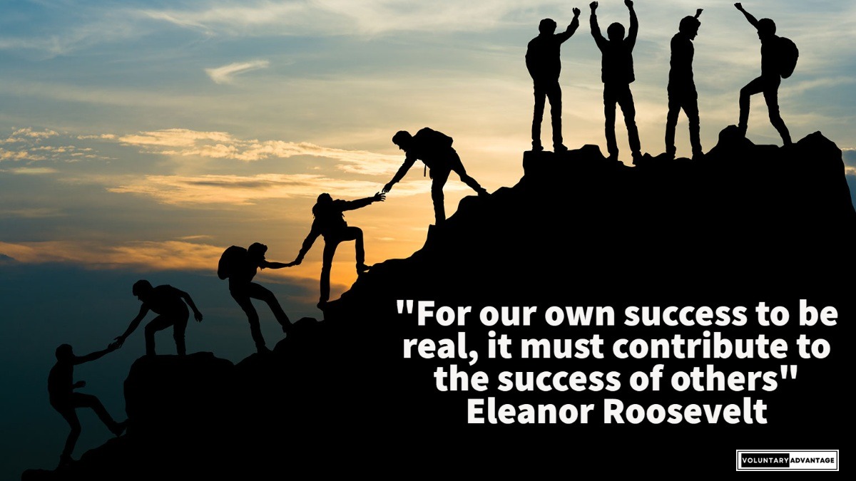Our Inspiration Friday features a quote from Eleanor Roosevelt "For our own success to be real, it must contribute to the success of others".

#inspiration #leadership #team #sales