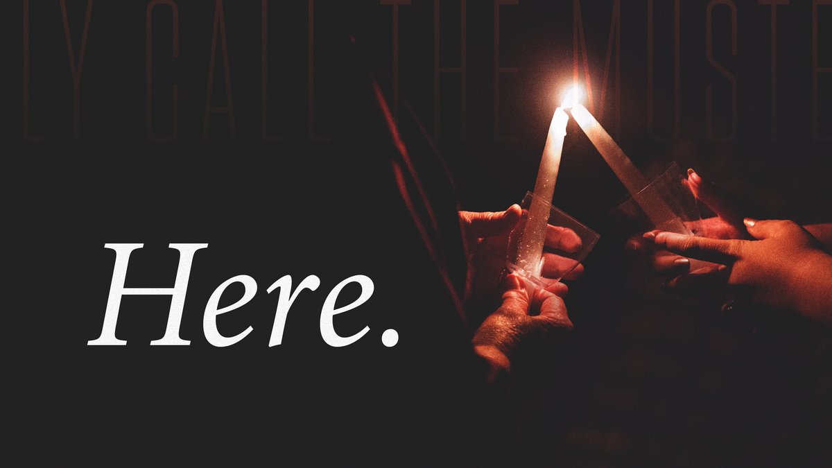 Softly call the muster, let comrade answer...