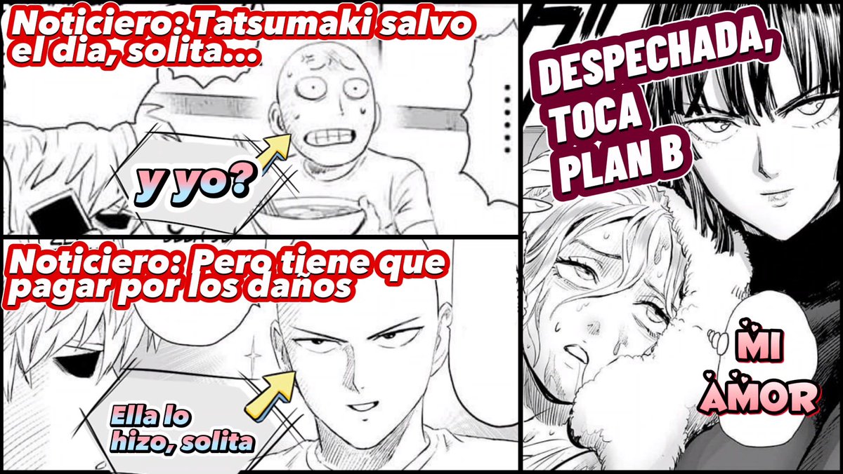 comunidad_friki's tweet photo. Saitama no cambia 🤣 | Fabuki x psykos 😳
#onepunchman183 #opm183 #tatsumaki #Saitama #fabuki https://t.co/2xkECAmzeG