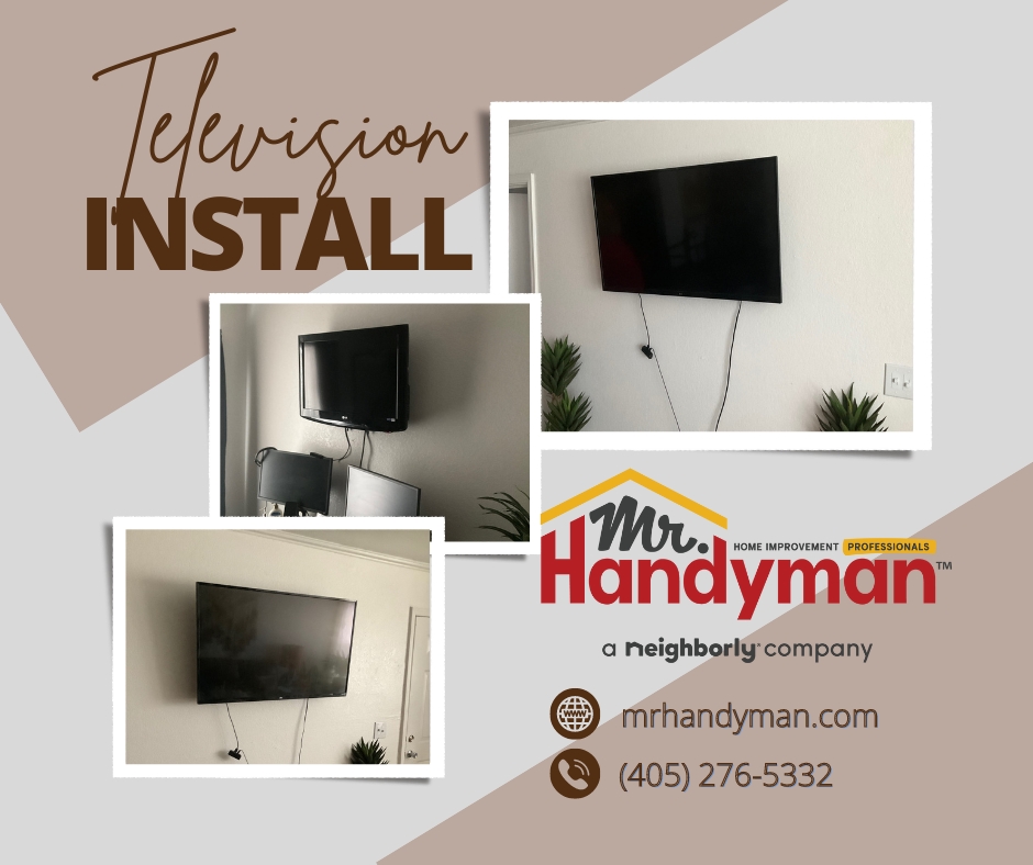 MrHandymanofSO1's tweet image. Upgrade Your TV Experience with Mr. Handyman s Professional Installation Services! 📺👨‍🔧👌

#TVInstallation #HomeEntertainment #MrHandyman #hometheater #homedecor #entertainmentcenter #homeimprovement #homemaintenance