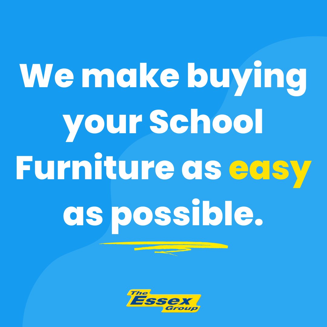 We offer:

✏️ Credit accounts 
✏️ Price match promise
✏️ FREE delivery on all items 
✏️ And exceptional service from our experienced team. 

Are you looking to kit out your learning space? Contact us today!

#theessexgroup #schoolfurniture #earlyyears