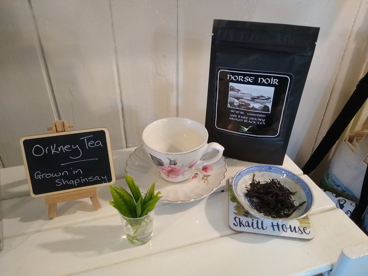 On #NationalTeaDay how about some of the world's most northerly grown tea. Grown on Shapinsay in #Orkney and sold exclusively by #skaillhouse ☕🫖❤️