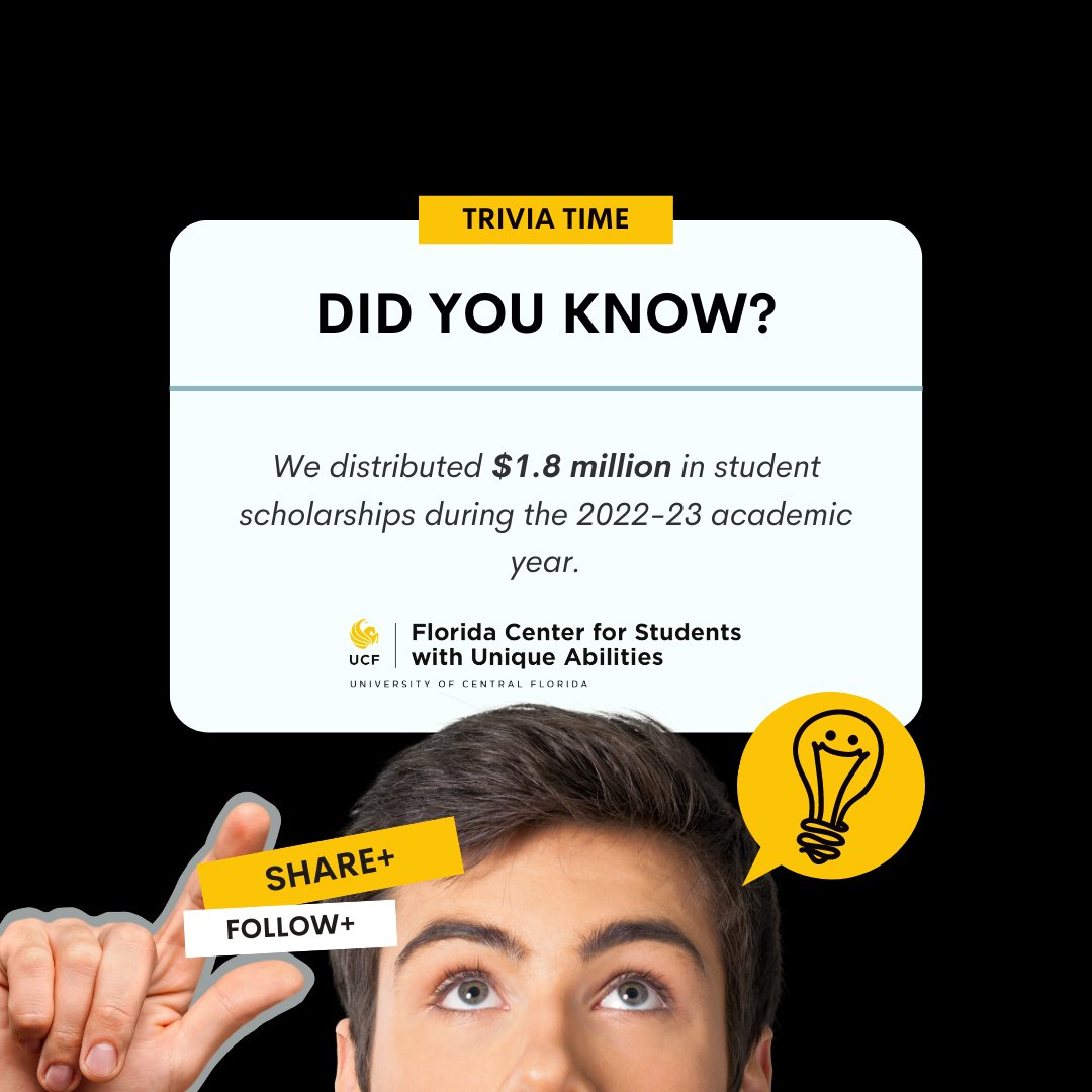 Eligible students can earn a $7,000/year scholarship to pursue postsecondary education. We are proud to have distributed so much in scholarship money to students and support their dreams and goals to attend college. #FridayFacts