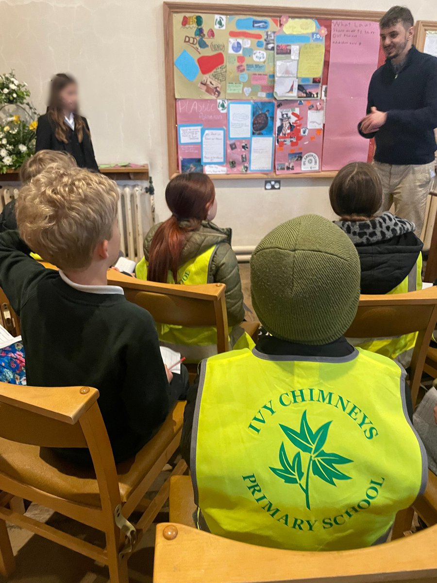 This morning, older members of our Climate Committee explored a fab interactive eco exhibition run by Eco club students at <a href="/EppingStJohns/">ESJ</a> at @eppingchurch 
It’s impressive to see how invested &amp; passionate these young people are about the future of our planet #EarthDay2023