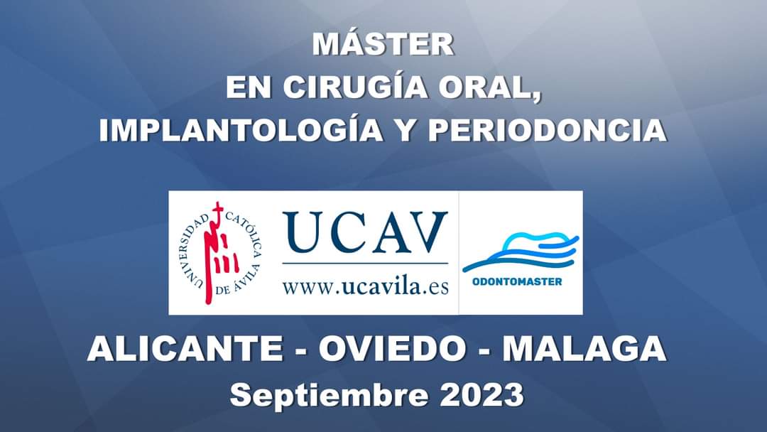 odontomaster_es's tweet photo. Máster de Implantes, un máster de ámbito internacional impartido desde Alicante, Oviedo y Málaga, y con prácticas en Brasil con un caracter práctico sin precedentes en el mundo de la implantología.
+ info:https://t.co/CbobH0zhJq
 #odontomaster #ucav #alicante #oviedo #malaga https://t.co/ATlBtbksri
