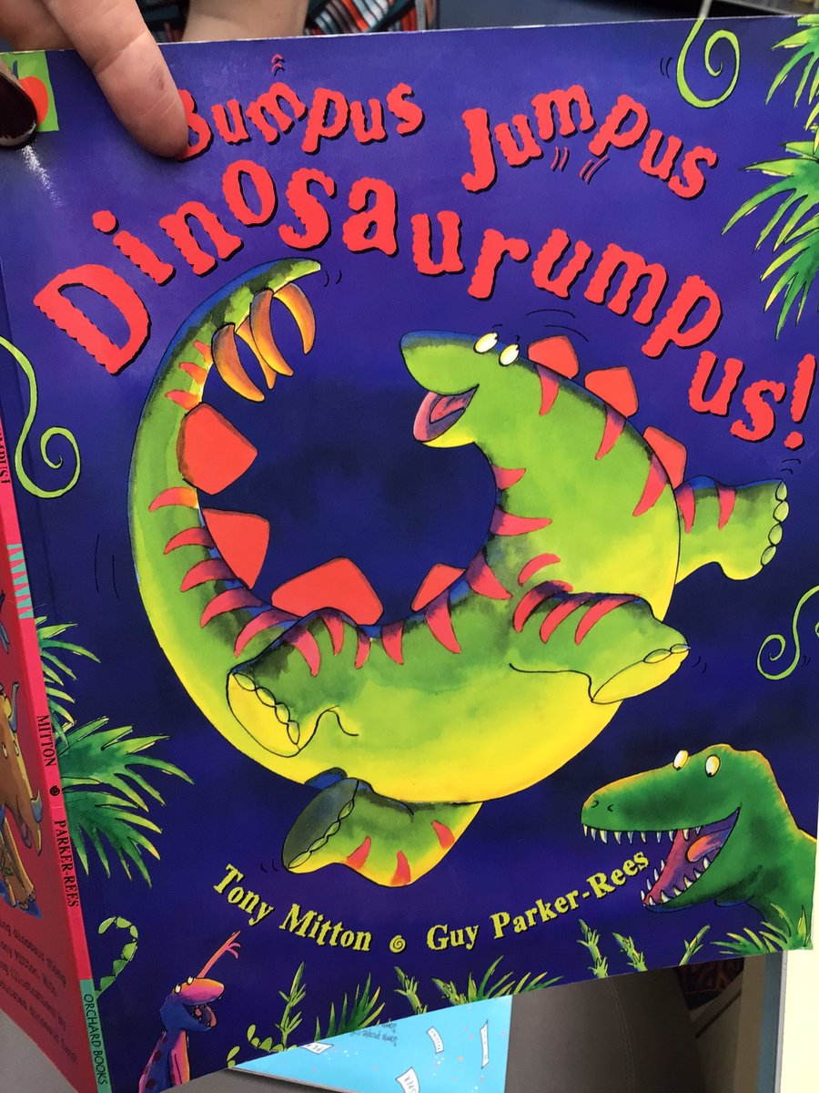 OWPS_fs's tweet photo. The Penguins and Magpies had lots of fun in their library session this afternoon with an interactive story called Jumpus Jumpus Dinosaur Rumpus! #owpsreading https://t.co/J3M4eAN09O