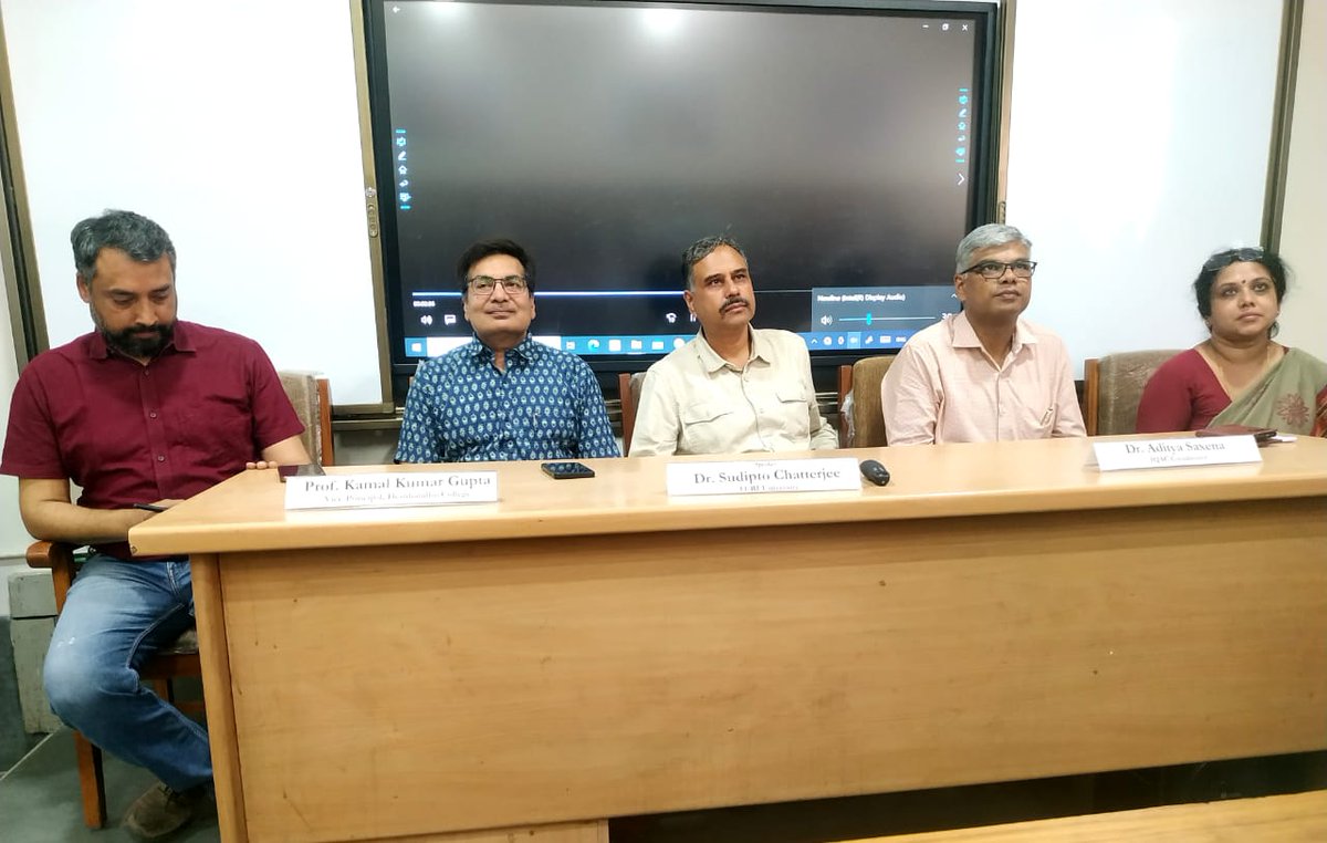 BotanyDBC's tweet photo. On 19.04.2023, Dept of Botany organised a seminar on “Biodiversity Conservation Status, Mitigation Efforts and Protection Laws”. Speakers were Dr. Sudipto Chatterjee, Asso Prof, TERI, and Dr Pankaj Choudhary, Assist Prof of International Law, Faculty of Law, University of Delhi. https://t.co/ECTJ7Tx1jS