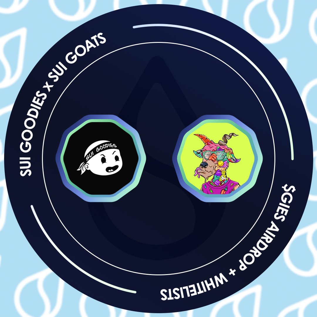 More sweety 🍬 <a href="/sui_g00dies/">Sui G00dies | SOLD OUT</a> x <a href="/SuiGoats/">Sui Goats 🐐| Free Mint ⌘🛠️</a>

Giveaway exclusive OAT for all communities (base FCFS) and special prizes for lucky members

🍭Mint OAT galxe.com/suigoodies/cam…

Using #Avalanche  network to claim this OAT &amp; show OAT below this tweet  
#Sui #SuiNFT #G00dies