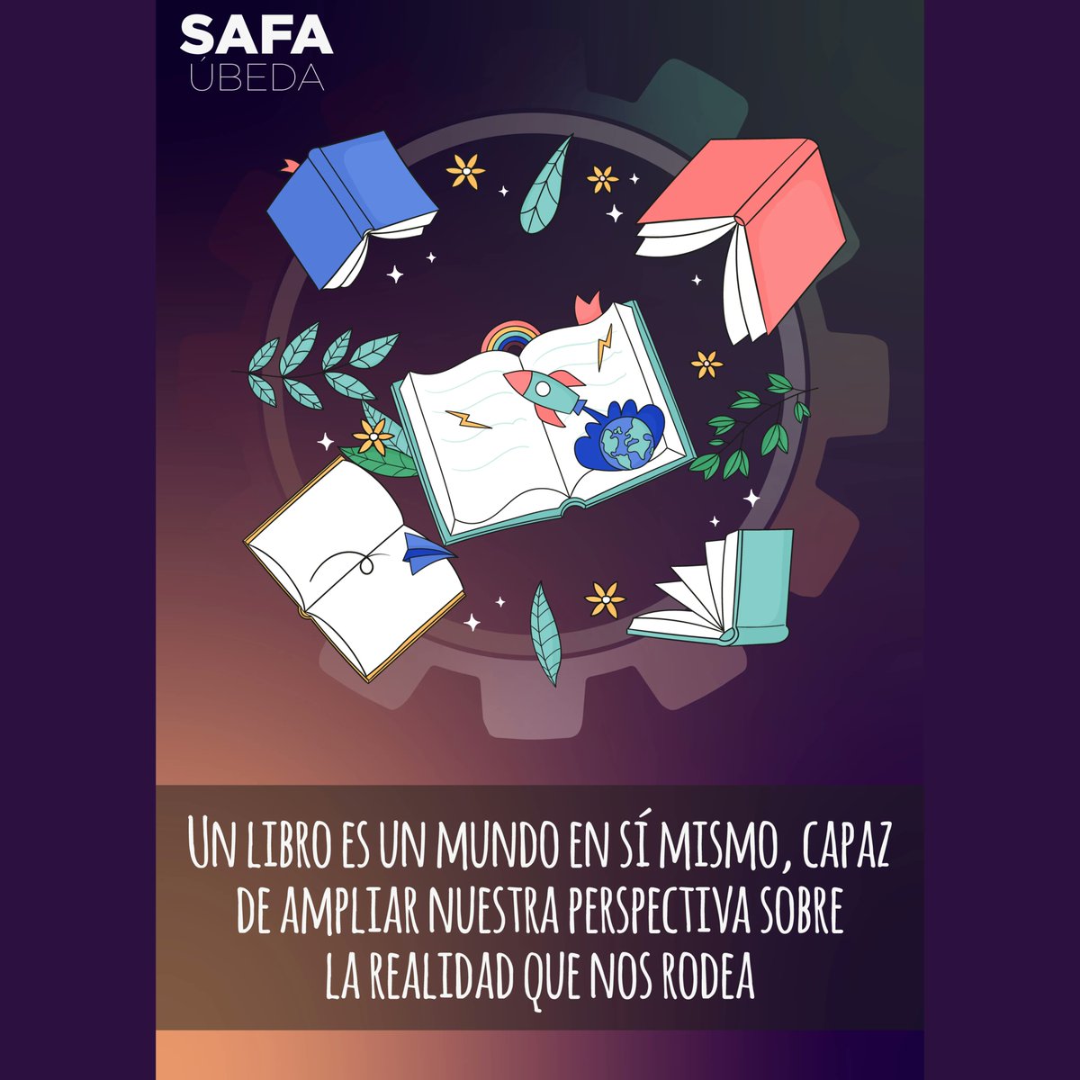 Celebremos hoy y siempre la transformación que la lectura nos brinda, encontrando en cada página una nueva forma de ver el mundo 
#díadellibro #yoensafaúbeda #ilusiónate
