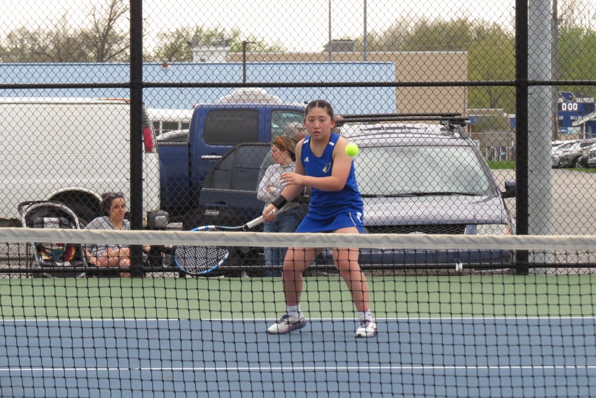 Girls Tennis captured a win last night over the Laville Lancers for their first conference win of the year 👏👏