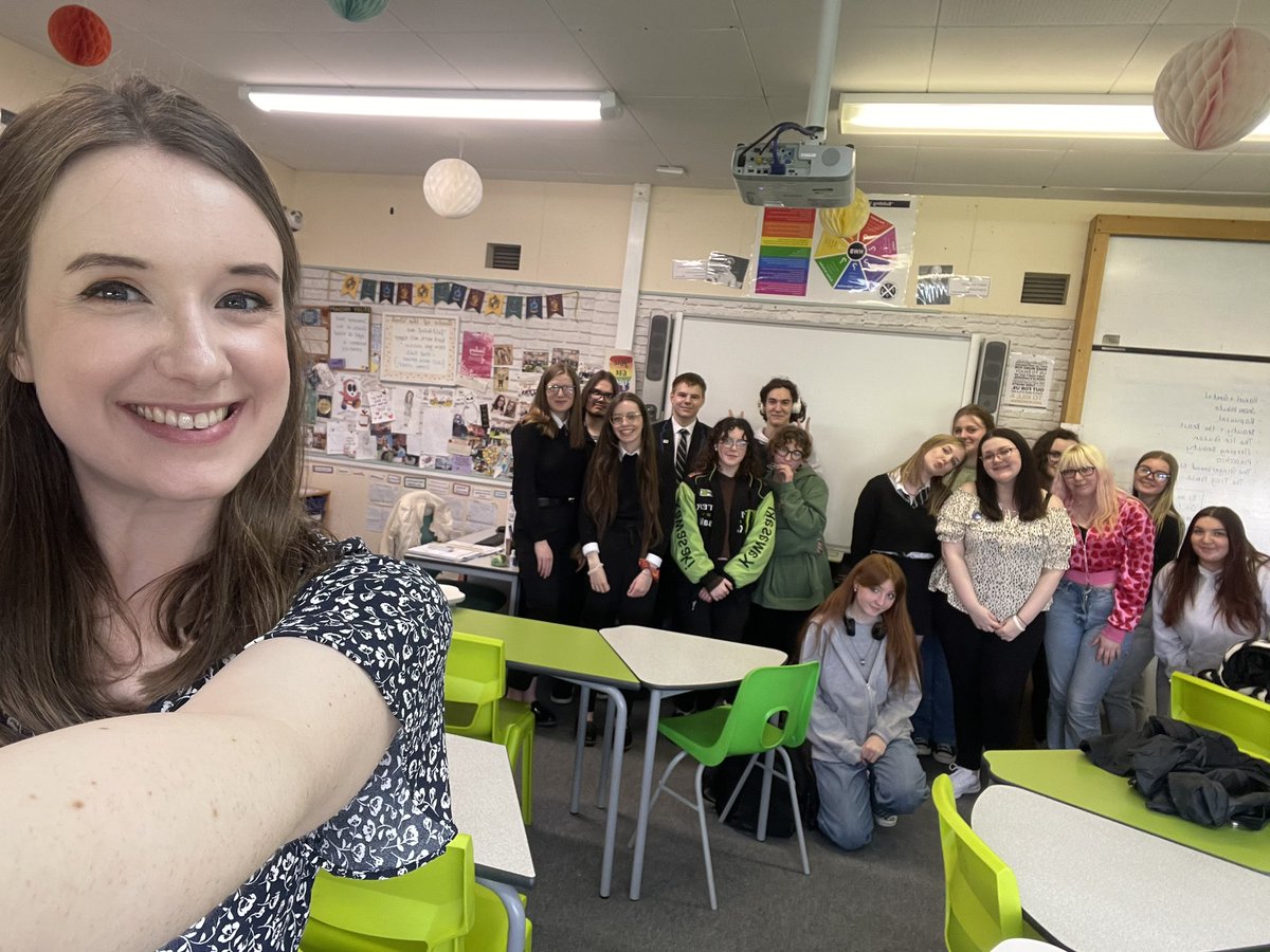 It’s always a sad day when you have your final lesson with your seniors. I’ve absolutely loved every single period with this amazing bunch, who worked incredibly hard and always made me laugh hysterically. Going to miss them lots! #higherenglish #superseniors