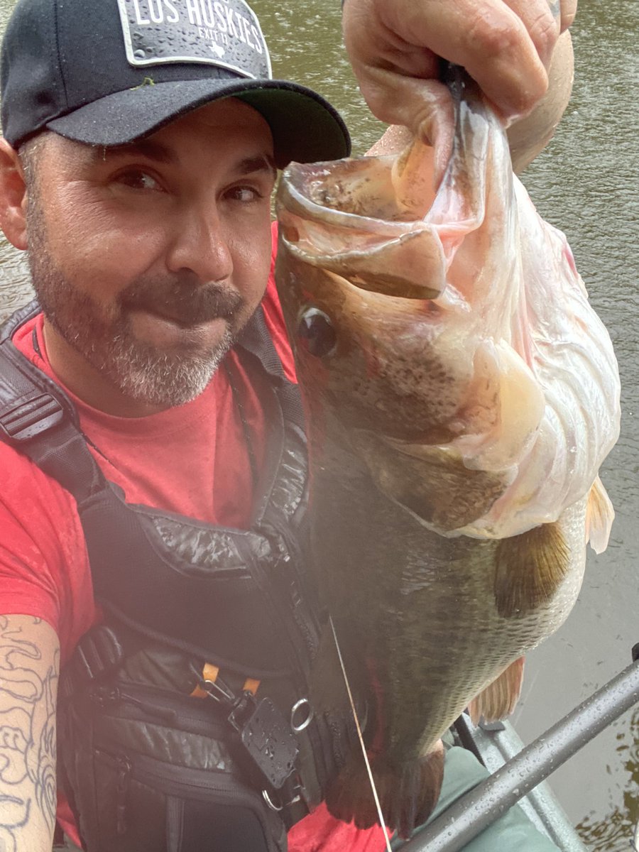 Nauti_Fish's tweet photo. Solid week! 

Landed 22, 21.75, 19.75, 19.75, 19.5 inch Virginia bass.

These top 5 currently got me sitting in 1st for Fast Cast Baits tournament &amp; 3rd for KBF. Still trying to find those two other upgrades I need. But it’s been a grind. 

#NautuFish #Bass #Fishing #Kayaking https://t.co/RpjVksXRCK
