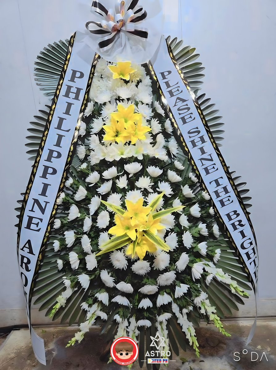 astrounitedph's tweet photo. 𝐏𝐋𝐄𝐀𝐒𝐄 𝐒𝐇𝐈𝐍𝐄 𝐓𝐇𝐄 𝐁𝐑𝐈𝐆𝐇𝐓𝐄𝐒𝐓 🌟 from PHILIPPINE AROHA

Our Bin, you will always be our brightest star. We will remember you forever. 

Thank you as well to everyone who donated 💜 We will also send flower bouquet at Fanmu's bldg tomorrow

@offclmoonbin_ph https://t.co/vUyaFN7uTp