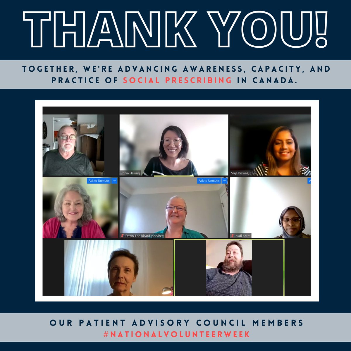 CISP_ICPS's tweet image. During #NationalVolunteerWeek, we&apos;re sending a shoutout to our Participant Advisory Council for their invaluable contributions! Their lived experiences &amp;amp; expertise have  grounded our community leadership, equity, &amp;amp; collaboration efforts. #CommunityLeadership #ParticipatoryDesign