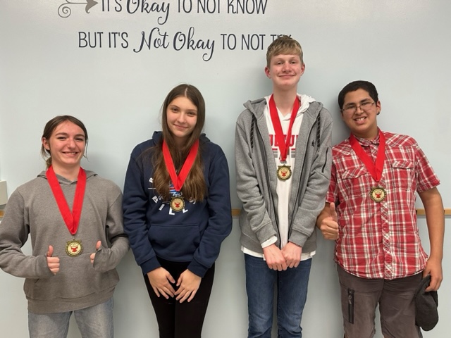 Fulton Junior High (@fulton_jrhigh) on Twitter photo Team R4 won the building Battle of the Books competition! They are 8th graders Greyson Strong, Sophia Hanlon, Tom Wood and Andrew Becker. They will compete in the Regional battle on May 15th. They are the reigning regional champions from last year so wish them luck! Team R4 won the building Battle of the Books competition! They are 8th graders Greyson Strong, Sophia Hanlon, Tom Wood and Andrew Becker. They will compete in the Regional battle on May 15th. They are the reigning regional champions from last year so wish them luck!