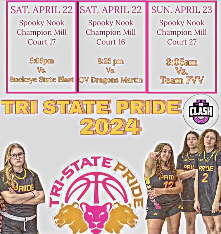 TSP 2024 schedule at, “The Clash.” The leaders of the Pride are ready! #SeasonedVets #WEALLWEGOT 🦁