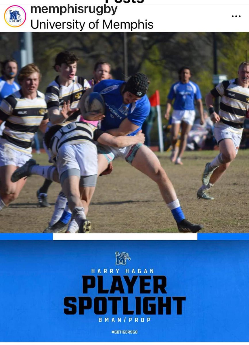 901Rugby's tweet photo. @umemphis_rugby team and @HarryHagan10 a @HHSMustangs and 901 Rugby alumni are heading to the National Rugby 7s Championships next weekend. #2sportathletes #901rugby @Teamshabazz9 @johnvarlas @MemphisAthFund @MemphisFB @TigersAthletics @usarugbysouth @uofmemphis @goffrugbyreport https://t.co/xirgsM0dfe