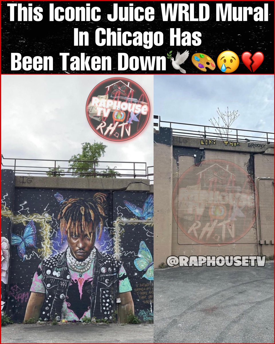 Raphousetv (RHTV) on Twitter "This Iconic Juice Wrld Mural in Chicago