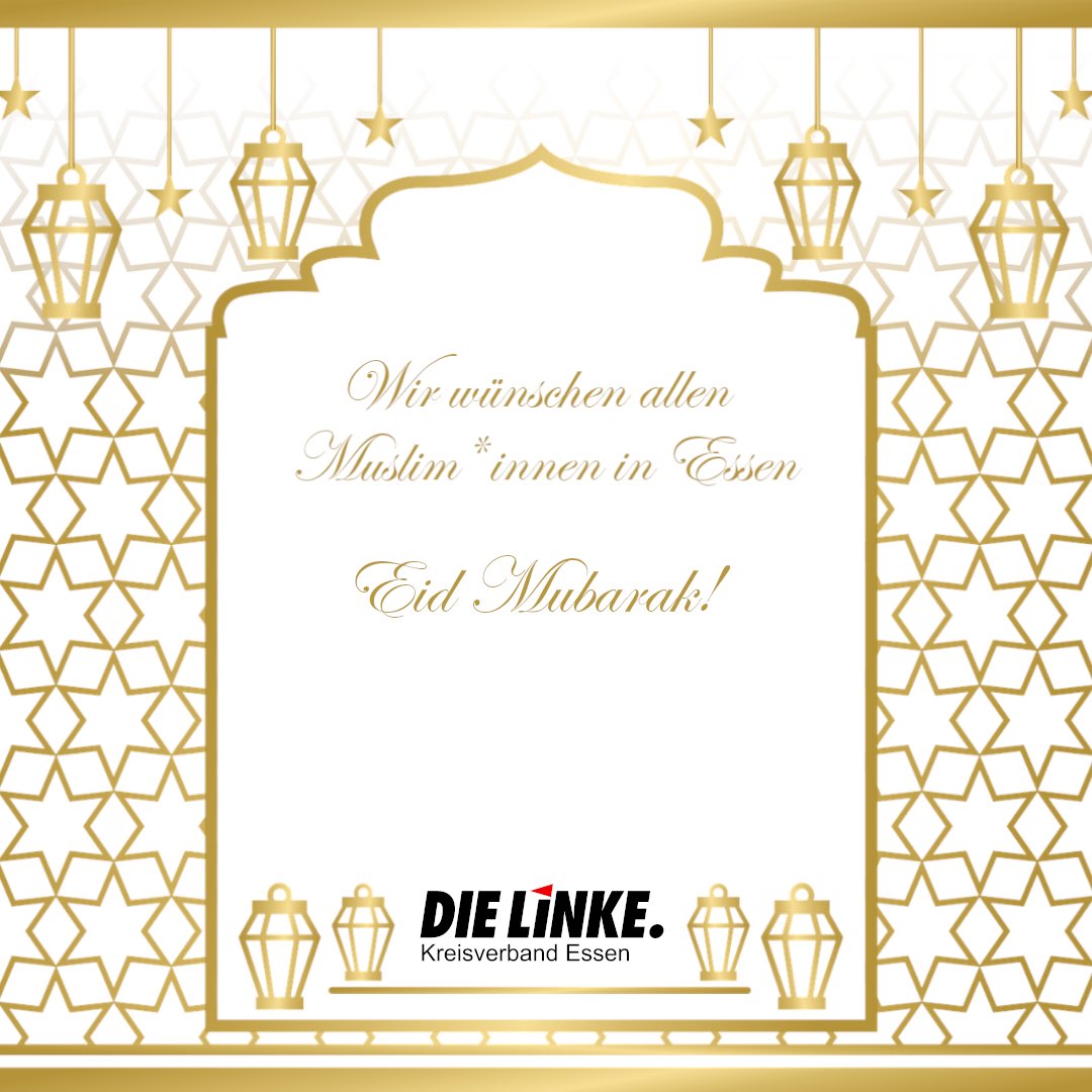Heute endet für viele Muslime*innen die Fastenzeit. Deswegen wünschen wir ein schönes und gesegnetes Zuckerfest. Eid Mubarak!