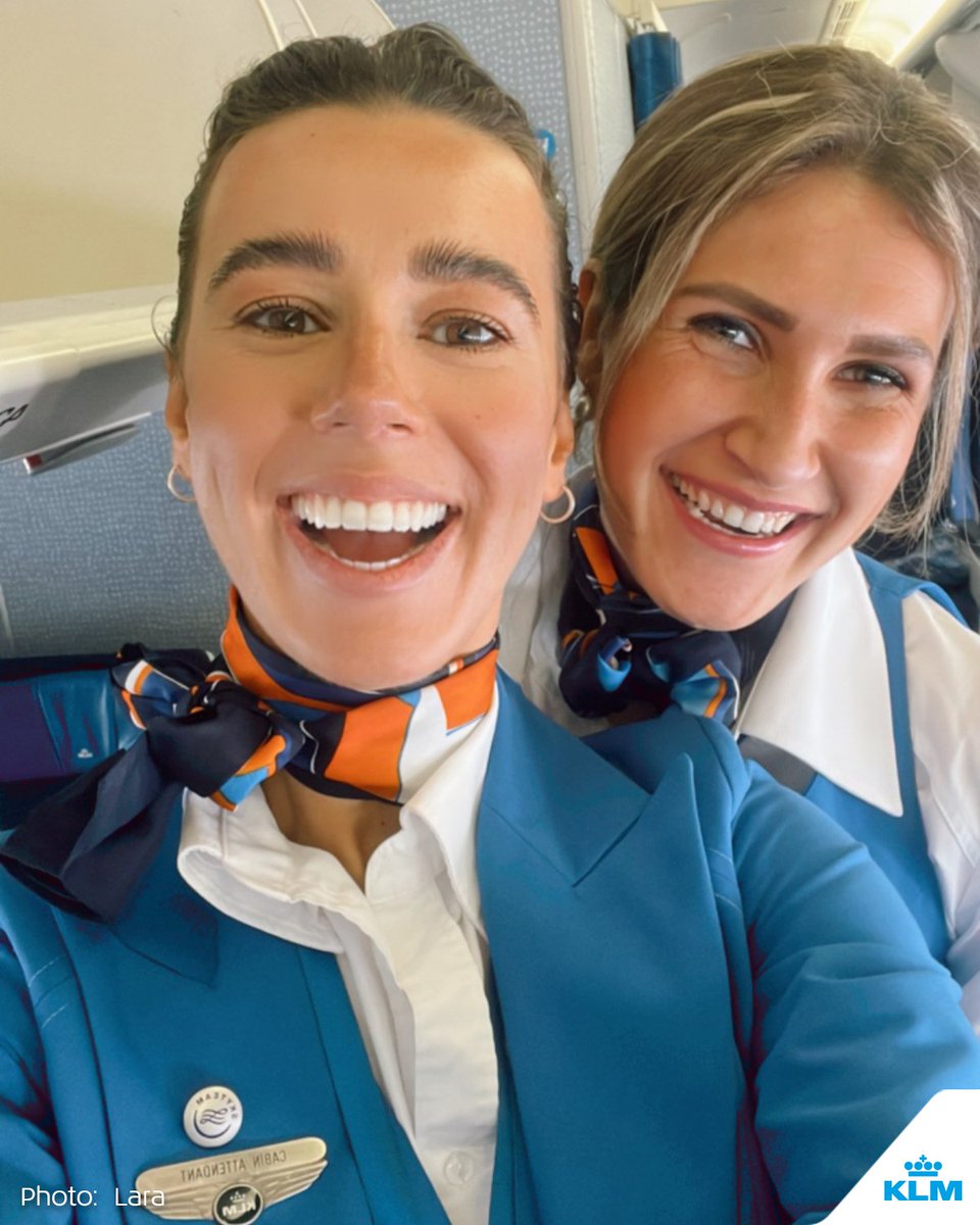 KLM tweet media