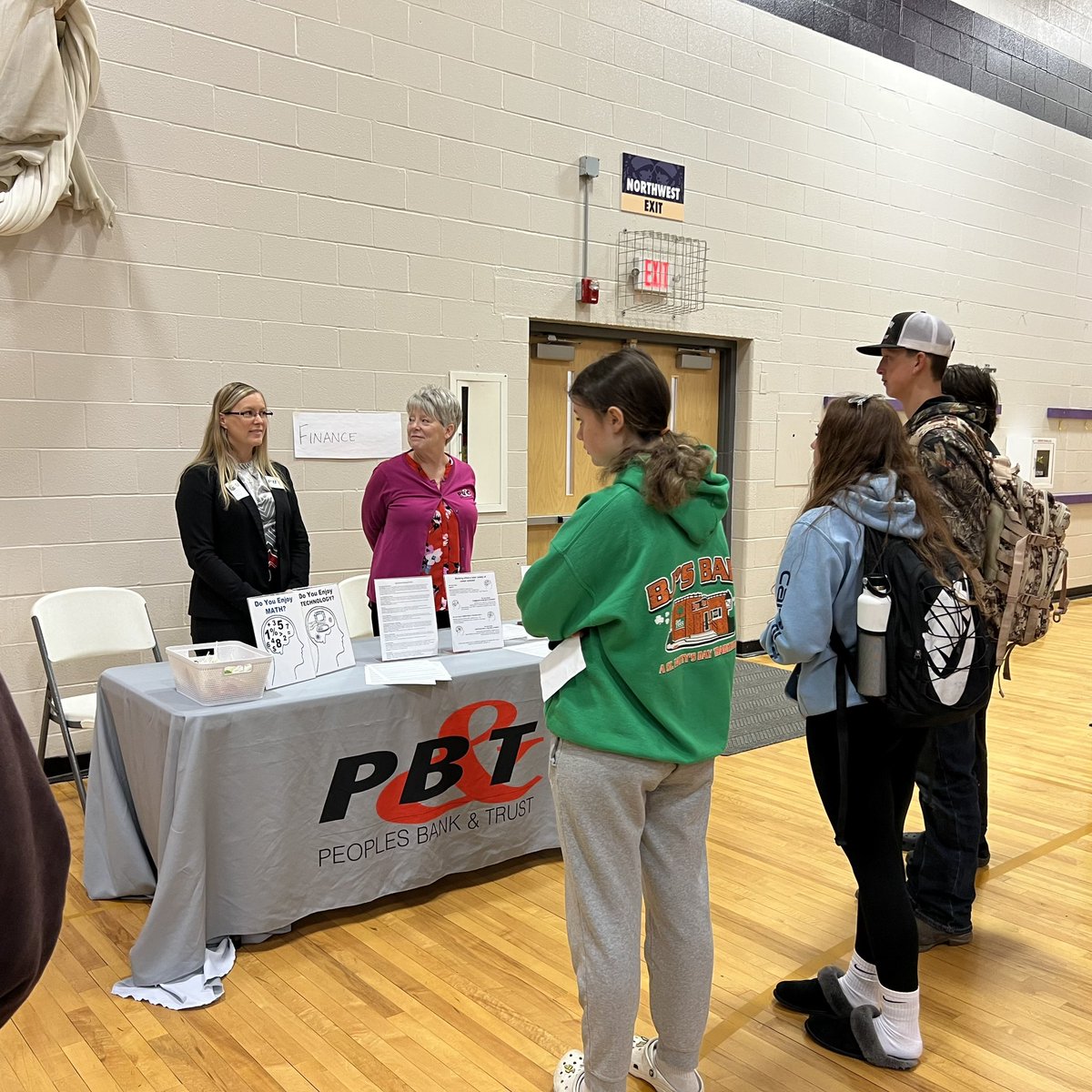 We’re having a blast hanging out with students at the <a href="/TMS_Trojans/">Troy Middle School</a> Career Day this morning!