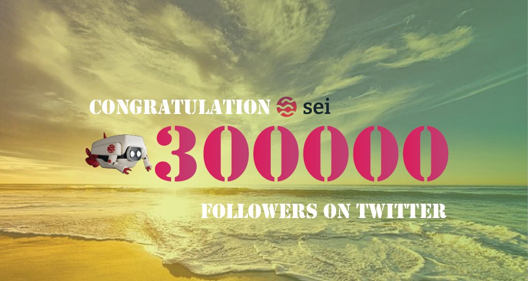 apmin3m's tweet photo. Congratulations, @SeiNetwork.
300k followers on twitter 

  #seilors #seinetwork #seinami #seiyes #seilorgang #IBCseilors #vortexprotocol #cosmos #DeFi #blockchain https://t.co/9FFmOgFOzh