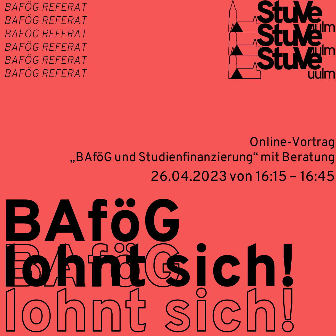 Wir sehen uns am 26.04.2023 von 16:15-16:45 Uhr
Zoom-Link:
us06web.zoom.us/j/88233327113?…